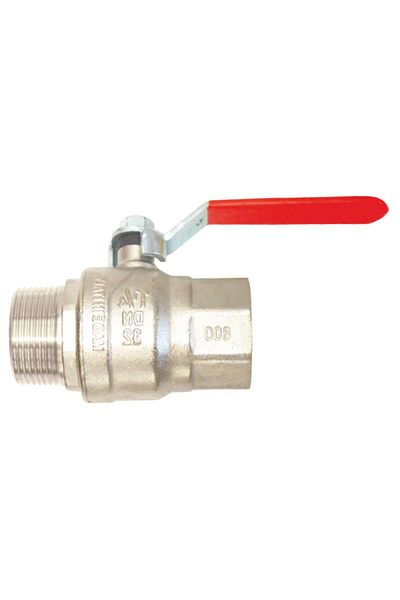 flores Water shut-off valve with lever, 3/4, Fi + Fe