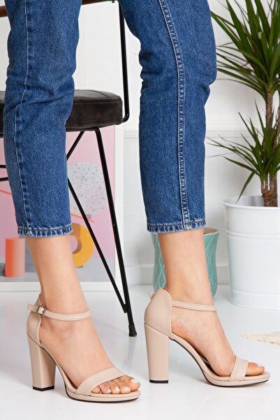 derithy Karenna Topuklu Ayakkabı-ten-byc6308