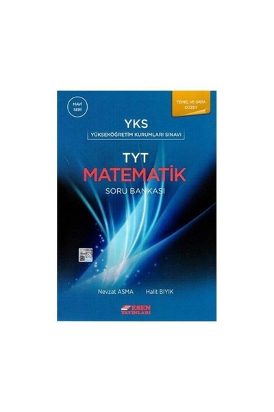 Esen Yayınları Tyt Matematik Soru Bankası Temel Orta Düzey Mavi Seri -
