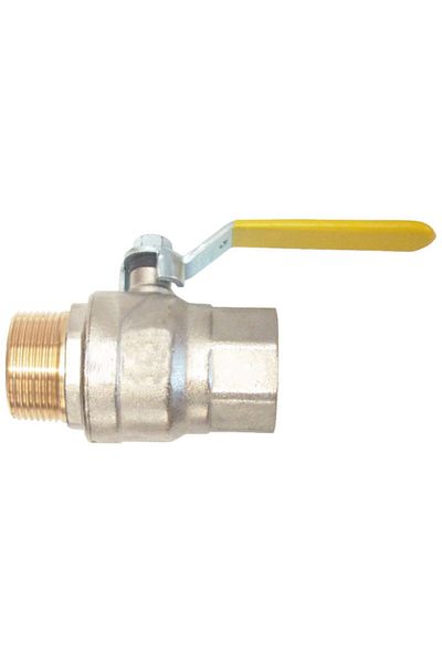 flores Bronze gas shut-off valve with lever, 1", Fi + Fe