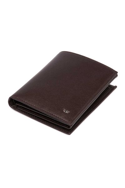 Tergan Мъжки портфейл от естествена кожа кафяв - S1ce00001430-b07