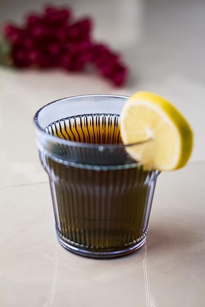 EWs Acrylic Navy Blue Single Short Glass & Water Soft Drink Coffee Side Glass 300 ml (Not Glass)