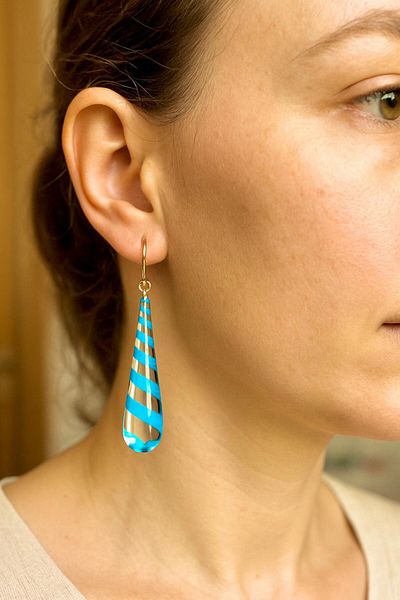 nazarboncuğu Colorful Glass Earrings