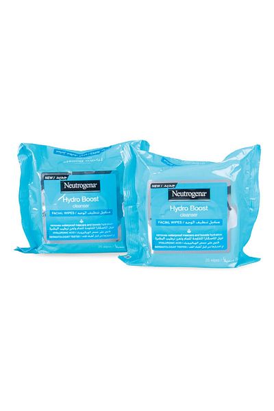 Neutrogena Facial Wipes Hydro Boost 2 x 25 pcs
