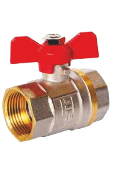 flores Bronze butterfly water valve, 1", Fi + Fi