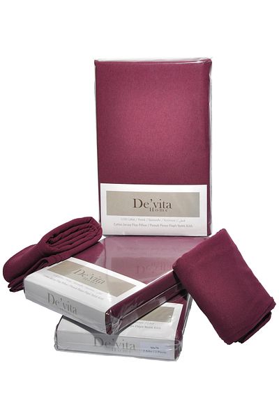 Devita Home 100% Cotton Combed Pillow Case (Flapli-2 Pieces)