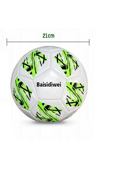 rexa Classic White Soccer Ball with Colorful Abstract Panels