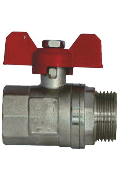 flores Butterfly water valve, 3/4, Fi + Fe