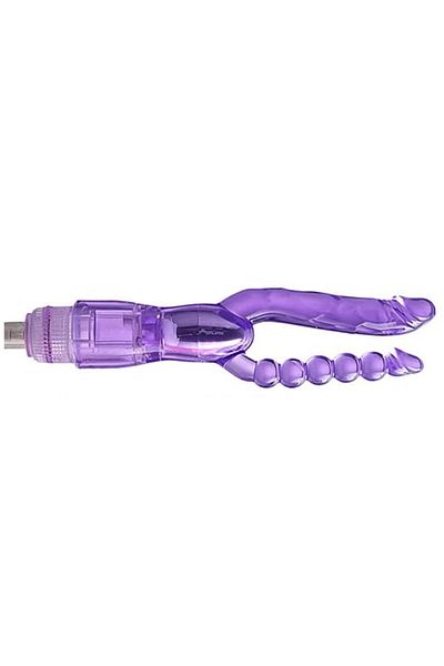 WildFashion Accesoriu dublu pentru "masina de *** automata", Mov, TOY600N-11