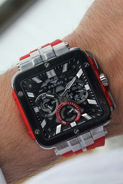 FERRO Fm11572Zt2 Men's Wrist Watch with Silicone Cord