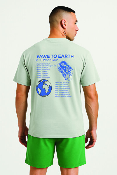 By Caspita Fashion Lenithra Wave To Earth Prednja i zadnja strana Štampano Un...