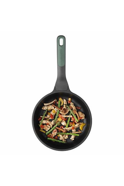 Berghoff Forest Frying Pan, 20 cm, 1.2L, Aluminum, Black/Green