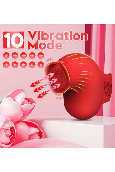 WildFashion Mini finger vibrator for G-spot stimulation, Red, TOY490-3
