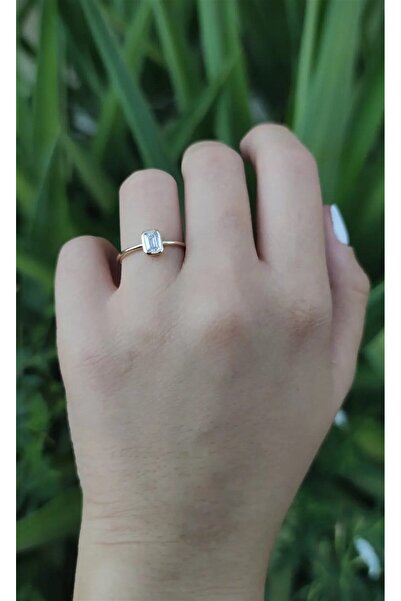 Cem Aykan Kuyumculuk ARTEMİS PIRLANTA BAGET YÜZÜK AK1516