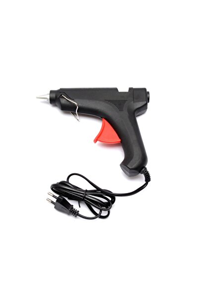 flores Pistol pentru lipit, cu bagheta silicon de 11 mm, negru, 100 W