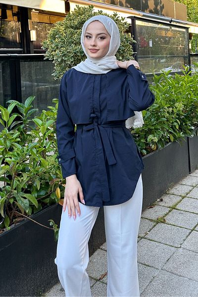 Ovn. Πουκάμισο Hilda Windbreaker - Navy Blue