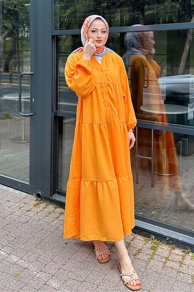 Ovn. Alis Kat Kat Dress - Orange
