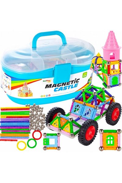 ideal STORE Smart Construction Set MAGNETIC KIDS IdealStore, Educational and Creative, 328 pieces