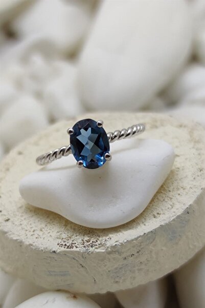 Cem Aykan Kuyumculuk DEEP BLUE EVLİLİK TEKLİF YÜZÜĞÜ AK1022