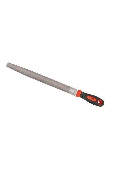 flores Half-round file with plastic handle, 10 x 350 mm