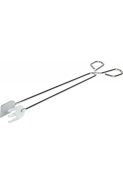 Generico Genérico kitchen tongs, stainless steel, silver, 40 x 10 x 3 cm