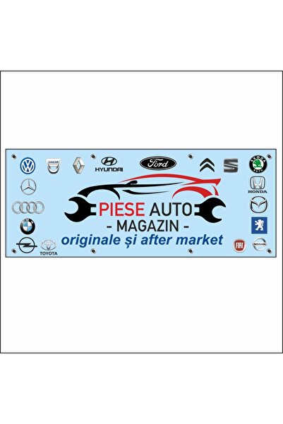 media Banner "Piese auto" model 1, 200 x 80 cm