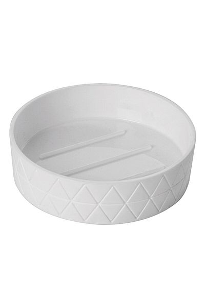 Italbox Soap dish, Diva, plastic, white