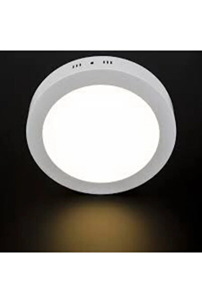 Cata CT-5273 30W Panel LED Armatür Beyaz Yuvarlak Sıva Üstü Metal Kasa Beyaz Işık 6400k