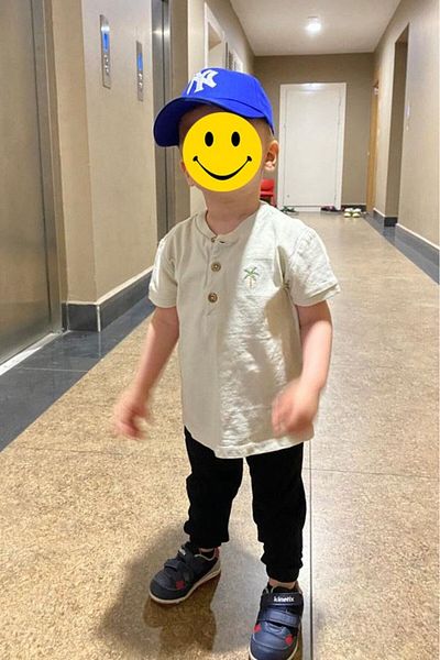 Takı Dükkanı Waiter Boy Kids Ny Cap Hat Saks Blue Cp215m