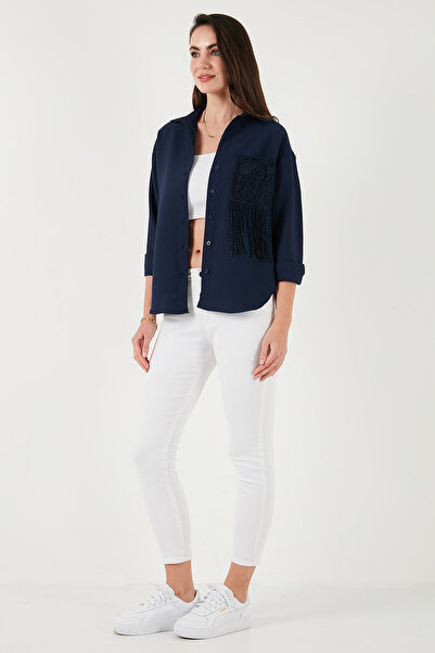 Lela Сорочка з довгими рукавами та кишенями з вишивкою Regular Fit СОРОЧКА 6773215