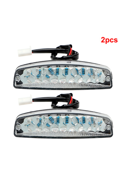 Choice 2pcs LEEPEE Moto Tail Brake Lights LED Rear Lights Cafe Racer Indicato...