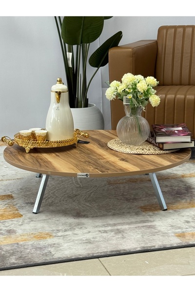 NOON 90cm Foldable Center Floor Coffee Table for Living Room