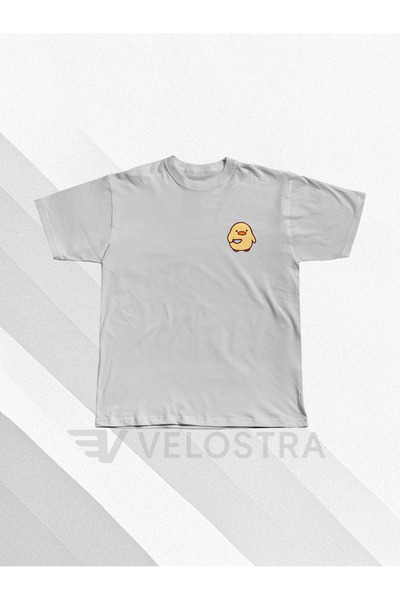 Velostra Unisex Sweet Chick Printed Combed Cotton Oversize T-Shirt