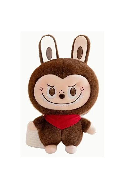 xpress sales Labubu Plush Toy Monsters 20 cm, Brown
