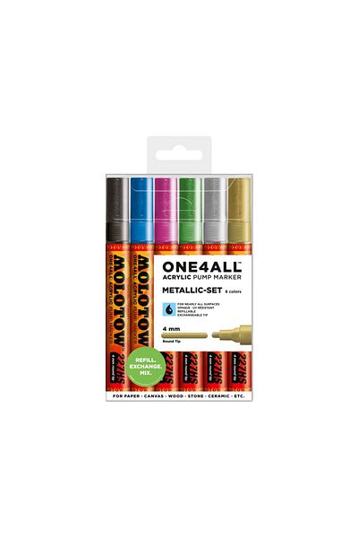 Molotow One4All™ 227HS Metallic-Set