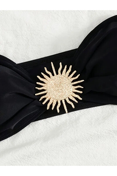 CN New Women's Bikini Set with Stylish Sun Detail