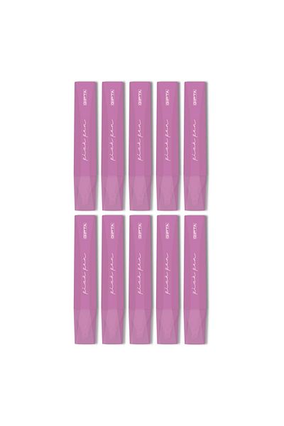 Gıpta Pickpen Cut Tip Highlighter Purple (F1551) 10 Pieces