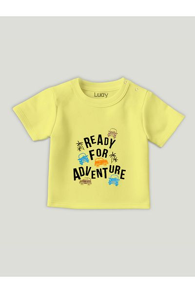 luay Unisex Cotton T-Shirt: Cute and Comfy Everyday Wear (Pack of 4) 18-24 M