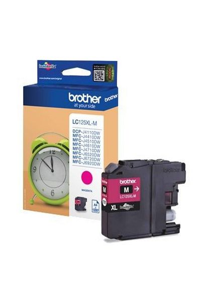Brother Original Brother LC125XL M Ink Cartridge, Magenta, 1200 pages