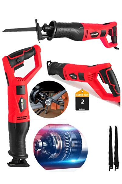 Müller Alman 9900 Wat 6 Kademe Devir Ayarli Bakir Sargili Kemik Kesme Tilki Kuyruğu Makinesi 2 Bıçak