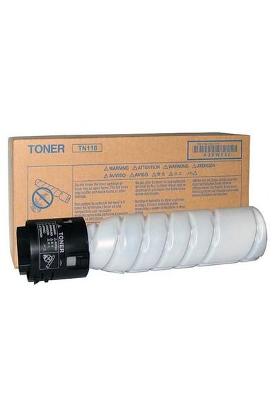 KONICA MINOLTA Original Konica Minolta TN-118 / A3VW050 Toner Cartridge, Black, 12000 pages