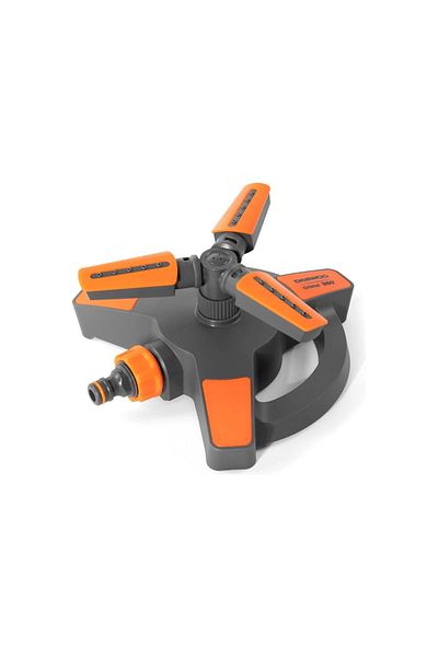 Black&Decker Black & Decker Leak-proof ABS Plastic 3-Arm Whirling Sprinkler Black and Orange BD1923