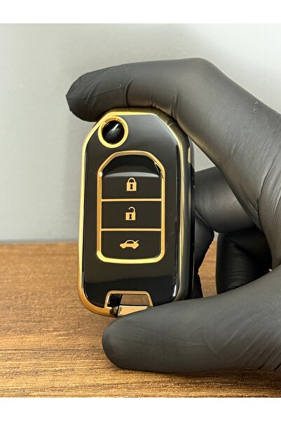 Mavi Keys Husa de protectie pentru chei din silicon cu 3 butoane pentru Honda...