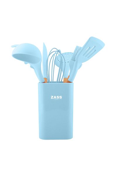 Zass Ustensile de bucătărie gourmet ZG-KT 02 albastre