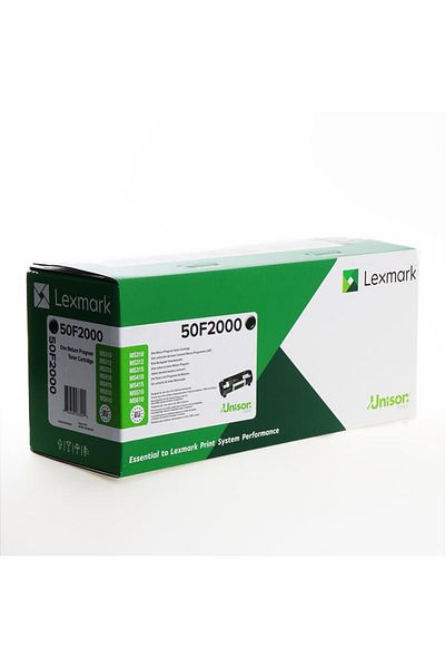 Lexmark Original Lexmark MS310 / 50F2000 Toner Cartridge, Black, 1500 pages
