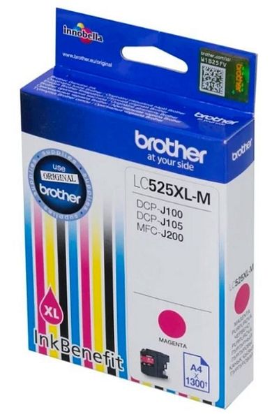 Brother Original Brother LC525XL M Ink Cartridge, Magenta, 1300 pages