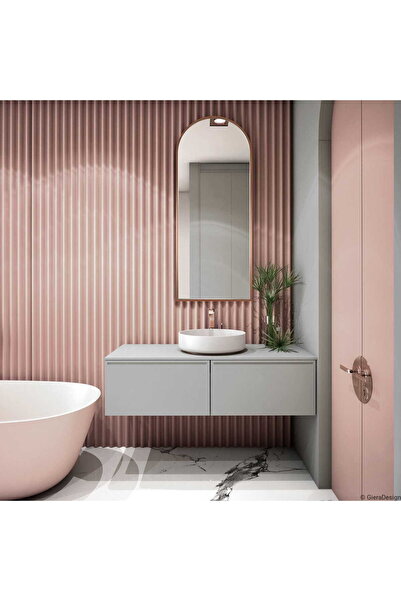 MKS Design 50x110 Asimetrik Ayna / Düzensiz Ayna / Asimetrik Ayna / Ayna Dekoru / Düzensiz Ayna / Lüks Ayna