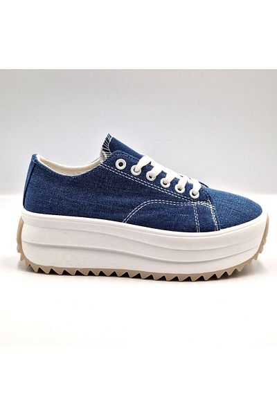 Seastar Women's Flatform Denim Sneakers