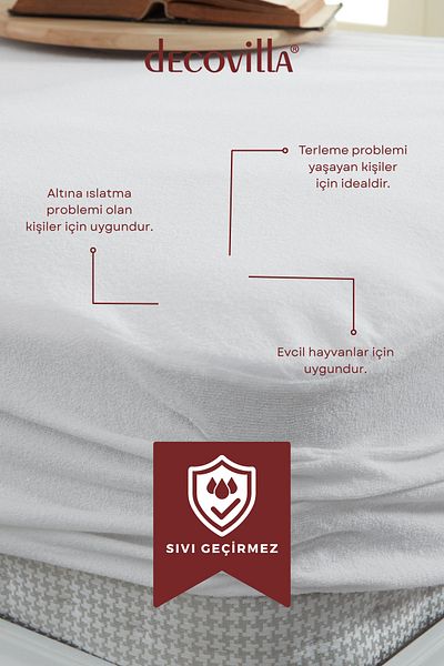 Decovilla Bavlnená ochranná plachta proti vode a vodeodolná proti vode
