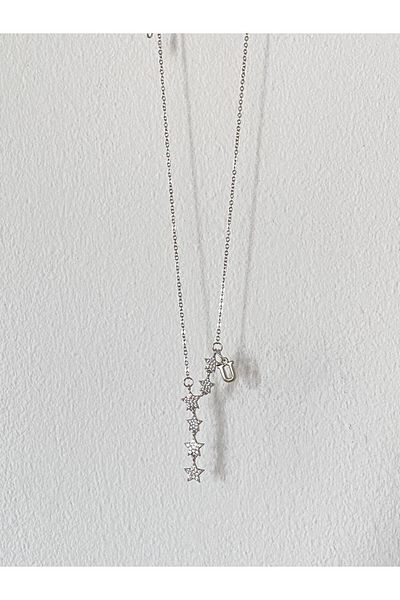 bijoux uniques Shooting Star U Letter Steel Necklace